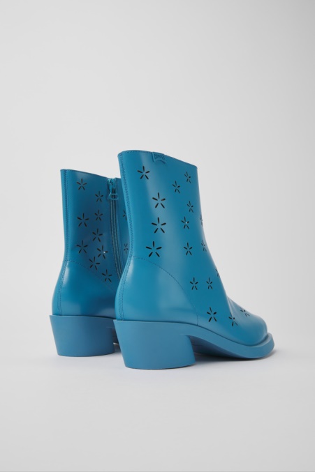 Bonnie Blaue Lederstiefel Für Damen Camper De Neu Eingetroffen