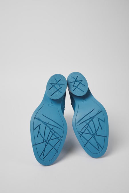 Bonnie Blaue Lederstiefel Für Damen Camper De Neu Eingetroffen