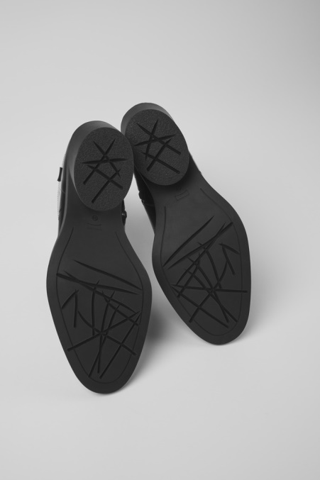 Design Bonnie Schwarze Lederstiefel Für Damen Camper De