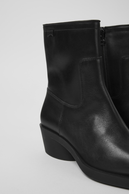 Bonnie Schwarze Lederstiefel Für Damen Camper De Neu Eingetroffen