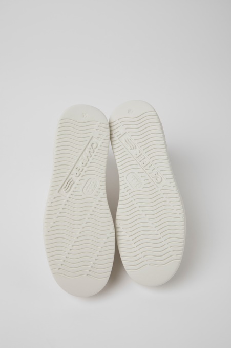 Camper De Runner K21 Weiß Ungefärbte Ledersneaker Für Damen Neu Eingetroffen