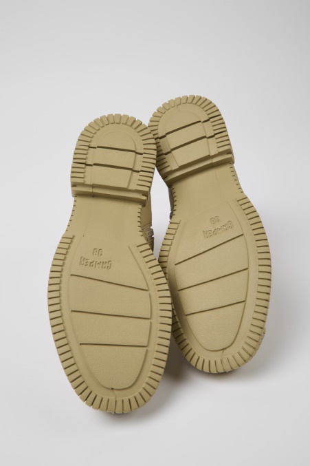 Camper De Design Pix Beige Lederstiefeletten Für Damen