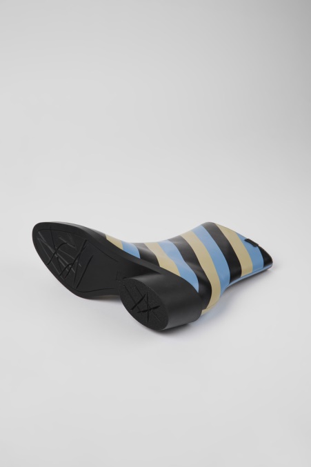 Bonnie Bunt Gestreifte Lederstiefel Für Damen Exklusiv Camper De