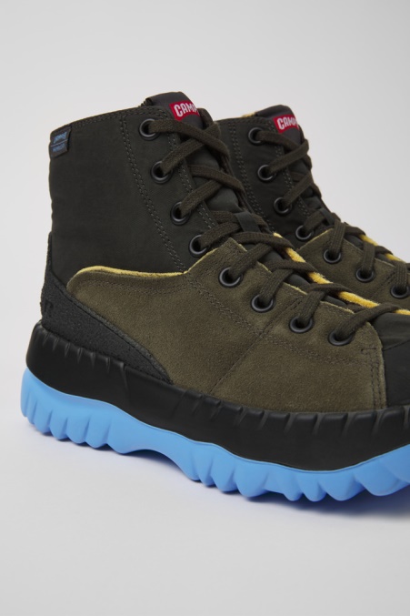 Teix Graue Und Grüne Stiefeletten Für Damen Exklusiv Camper De