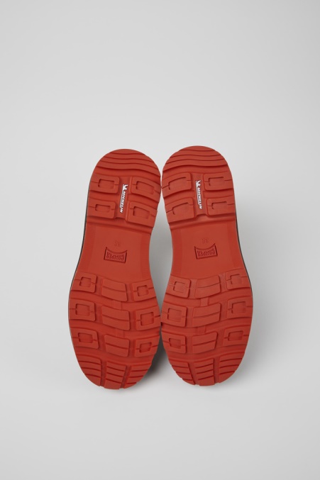 Camper De Brutus Trek Michelin Schwarze Nubuk Stiefeletten Für Damen Neu Eingetroffen