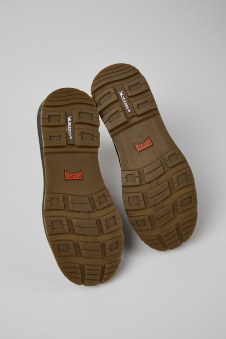 Brutus Trek Michelinbraune Nubukstiefeletten Für Damen Camper De Neu Eingetroffen