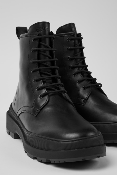 Design Brutus Trek Gore-tex Schnürstiefeletten Aus Schwarzem Leder Für Damen Camper De