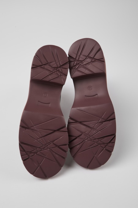 Milah Chelsea-stiefel Aus Weinrotem Leder Für Damen Camper De Neu Eingetroffen