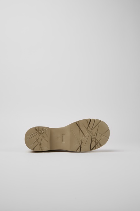 Camper De Design Chelsea-Stiefel Aus Beigefarbenem Leder Für Damen Von Camper De Design