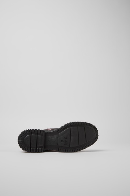 Exklusive Camper De Pix Schnürstiefel Aus Rosa Und Schwarzem Leder Für Damen