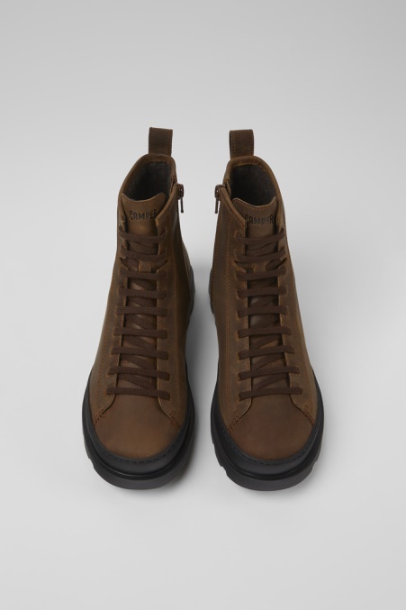 Brutus Brauner Mittlerer Schnürstiefel Für Damen Camper De Neu Eingetroffen