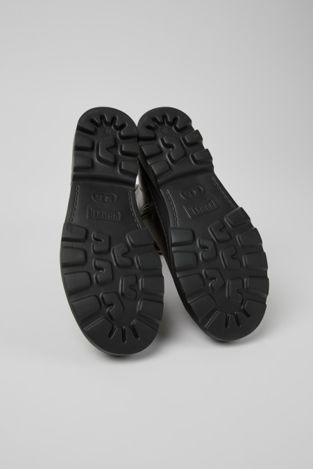 Design Brutus Dunkelbraune Lederstiefeletten Für Damen Camper De