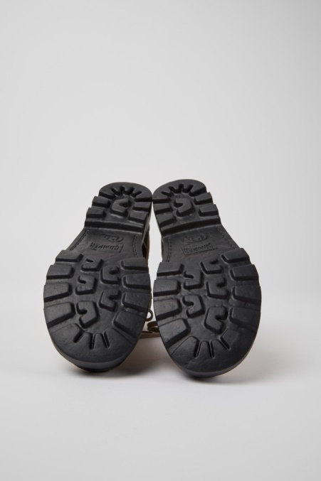 Camper De Design Brutus Beige Stiefeletten Aus Textil Und Leder Für Damen