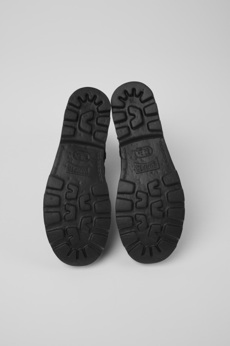 Exklusive Camper De Brutus Dunkelgraue Textil- Und Nubuk-stiefeletten Für Damen