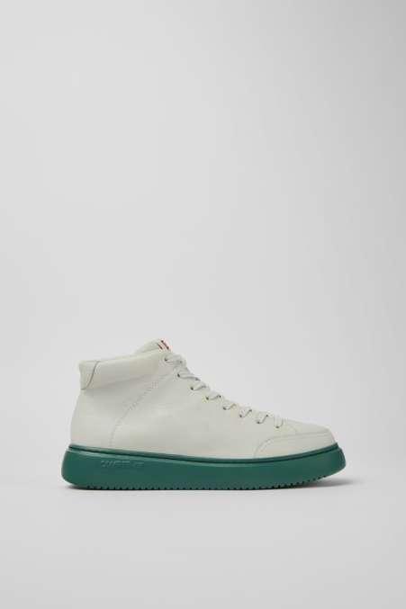 Runner K21 Weiße Ungefärbte Ledersneaker Für Damen Exklusiv Camper De