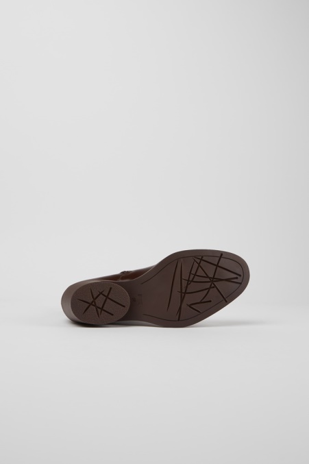 Camper De Design Bonnie Dunkelbraune Stiefeletten Für Damen