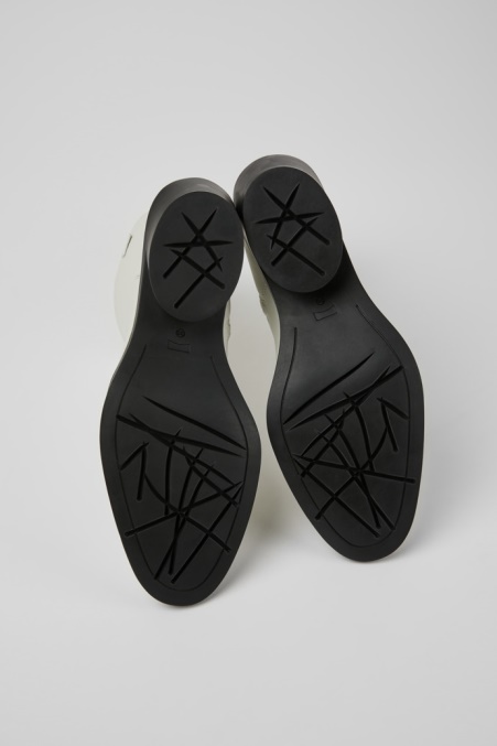 Camper De Bonnie Weiße Lederstiefeletten Für Damen Neu Eingetroffen