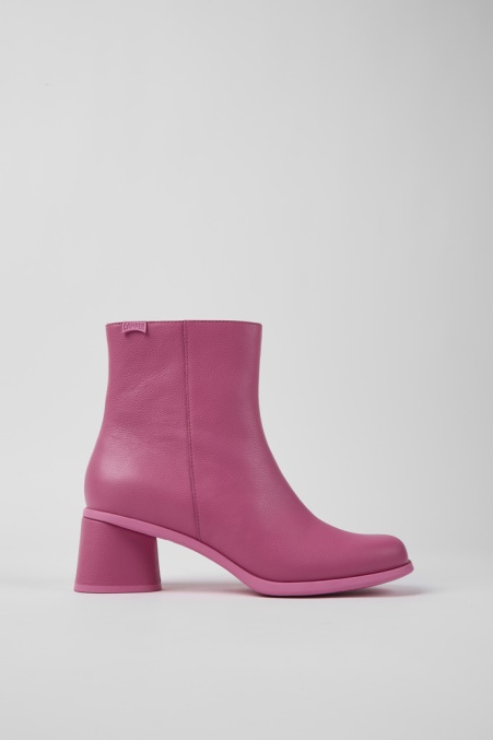 Camper De Kiara Stiefeletten Aus Rosa Leder Neu Eingetroffen