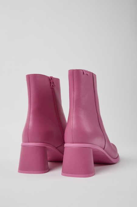 Camper De Kiara Stiefeletten Aus Rosa Leder Neu Eingetroffen