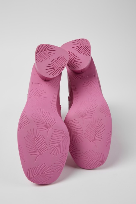 Camper De Kiara Stiefeletten Aus Rosa Leder Neu Eingetroffen