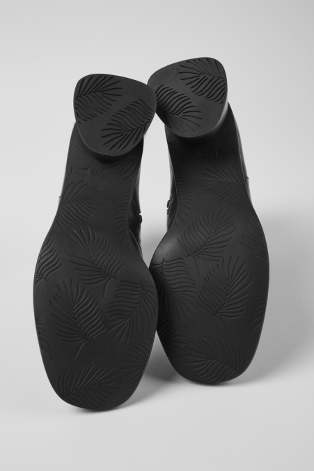 Kiara Schwarze Lederstiefeletten Exklusiv Camper De