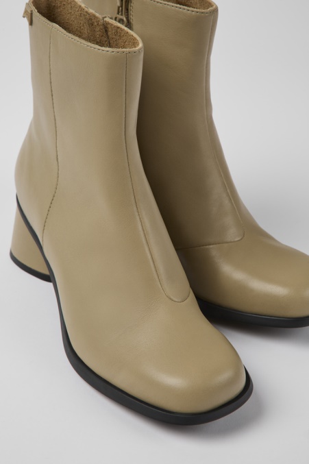 Camper De Kiara Beige Lederstiefeletten Neu Eingetroffen