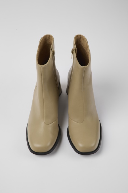 Camper De Kiara Beige Lederstiefeletten Neu Eingetroffen
