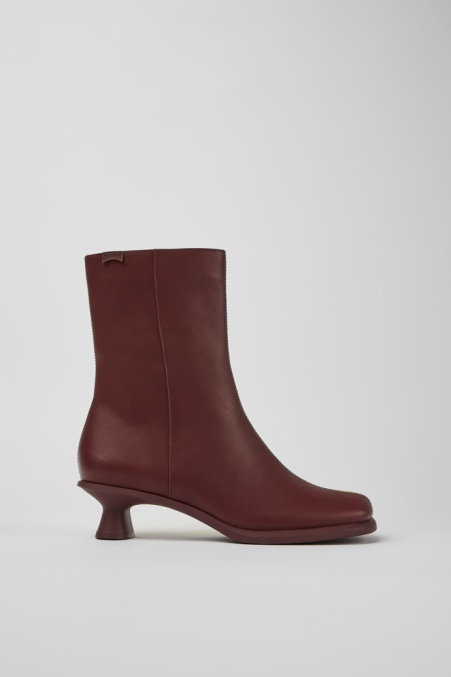 Exklusive Camper De Twins Bordeaux-gelbe Stiefeletten Für Damen