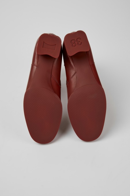 Exklusive Camper De Katie Lederstiefeletten In Bordeaux