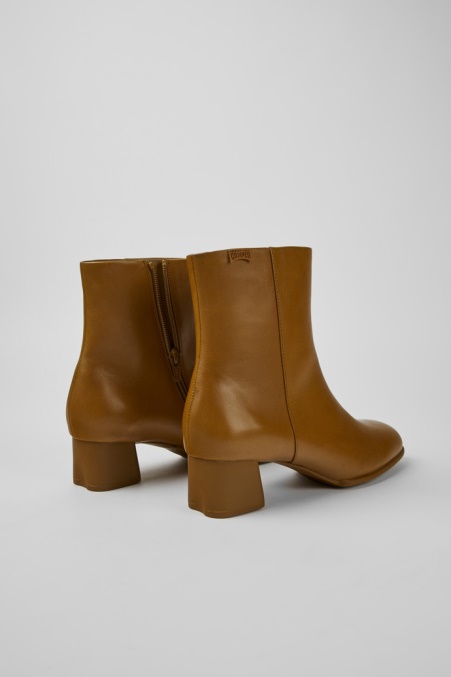 Design Katie Braune Lederstiefeletten Camper De