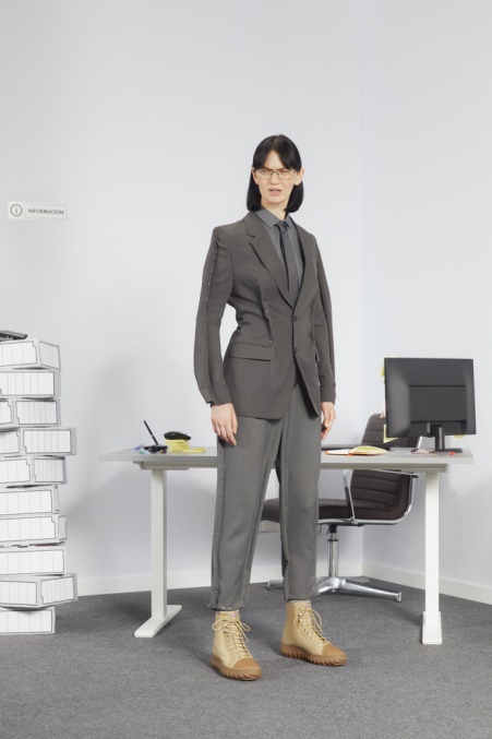 Boden Stiefeletten Aus Beigefarbenem Textil Und Leder Für Damen Camper De Neu Eingetroffen