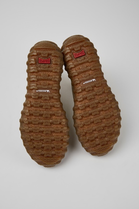 Boden Stiefeletten Aus Beigefarbenem Textil Und Leder Für Damen Camper De Neu Eingetroffen