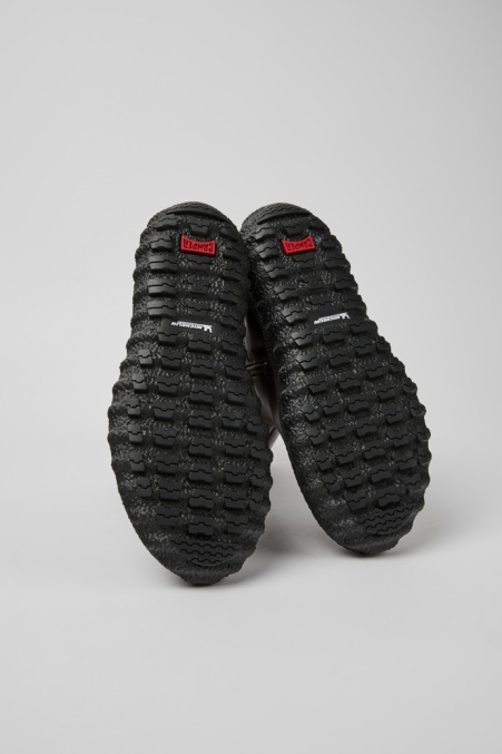 Camper De Ground Michelin Schwarze Lederstiefeletten Für Damen Neu Eingetroffen