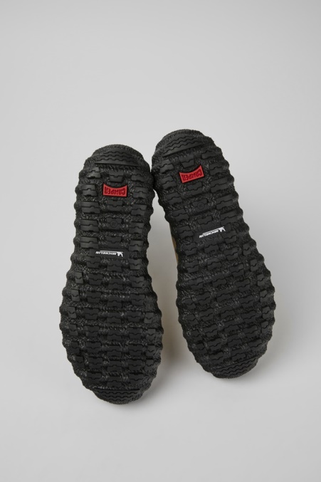 Design Ground Michelin Beige Lederstiefeletten Für Damen Camper De