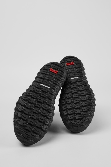 Design Ground Michelin Schwarze Damenstiefelette Mit Reißverschluss Camper De