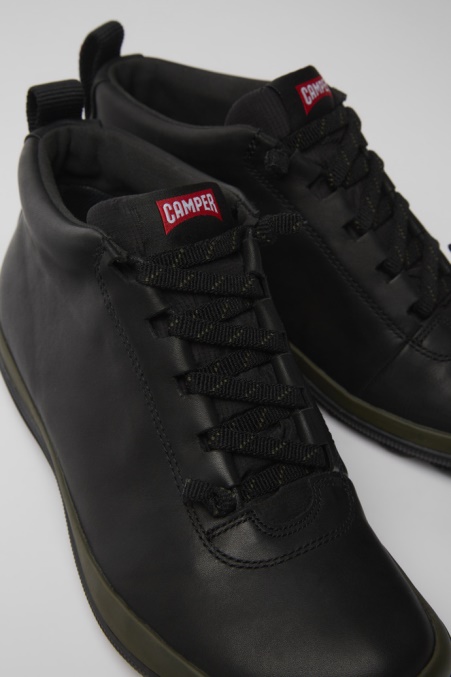 Peu Pista Gore-tex Schwarze Ledersneaker Für Damen Exklusiv Camper De