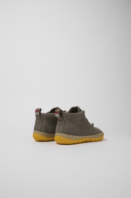 Camper De Design Peu Pista Gore-tex Braune Graue Lederturnschuhe Für Damen
