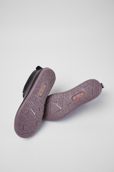 Camper De Peu Pista Gore-tex Schwarze Lederschuhe Für Damen Neu Eingetroffen