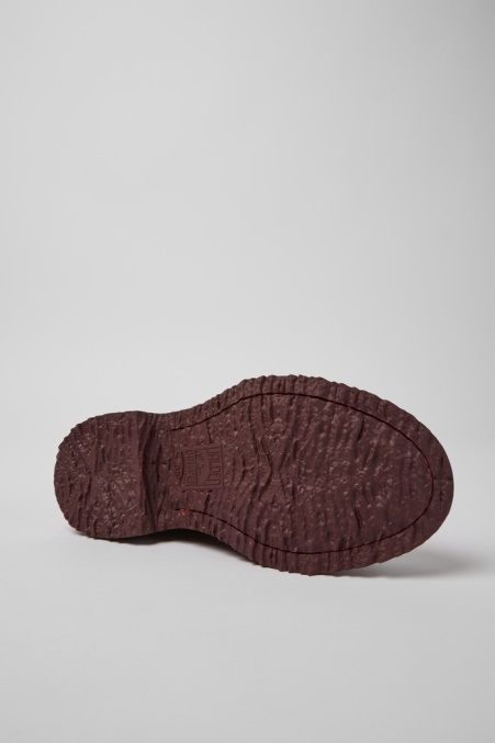 Camper De Design Walden Weinrote Lederstiefel Für Damen