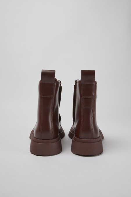 Camper De Walden Weinrote Lederstiefel Für Damen Neu Eingetroffen