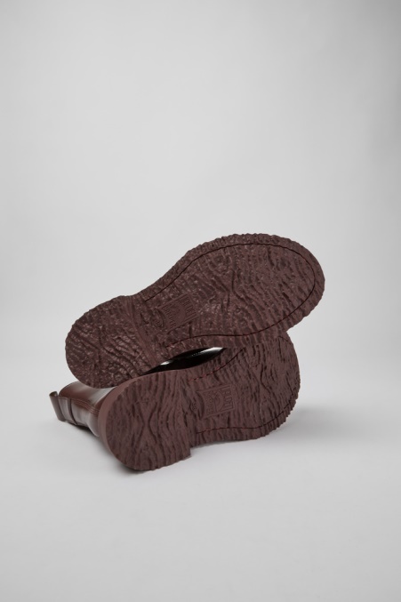 Camper De Walden Weinrote Lederstiefel Für Damen Neu Eingetroffen