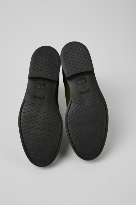 Camper De Iman Dunkelgrüne Chelsea-stiefel Aus Leder Für Damen Neu Eingetroffen