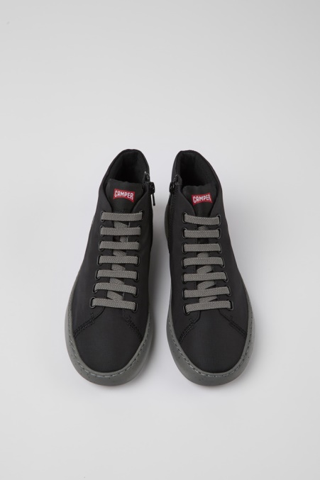 Exklusive Camper De Peu Touring Schwarze Textite Stiefeletten Für Damen