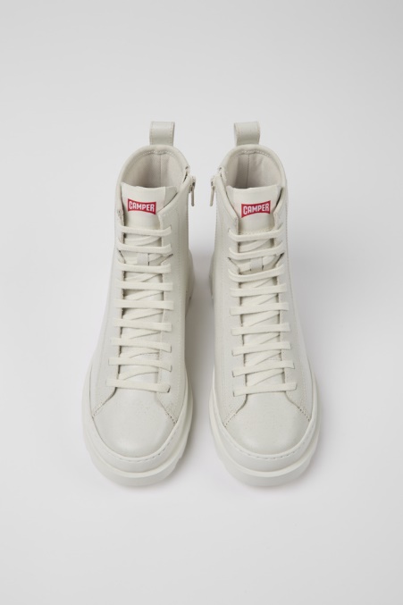 Design Brutus White Mirum Stiefeletten Für Damen Camper De