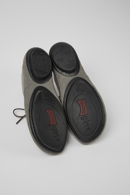 Camper De Right Grau Nubuk Schuhe Damen Neu Eingetroffen