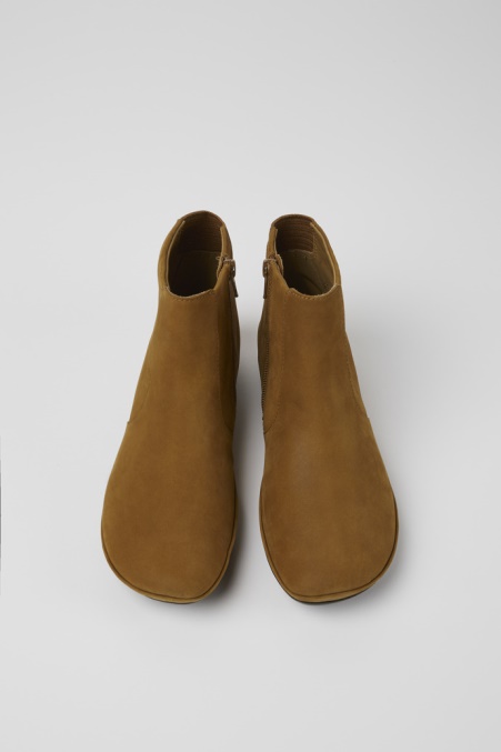 Camper De Right Braune Nubukstiefeletten Für Damen Neu Eingetroffen