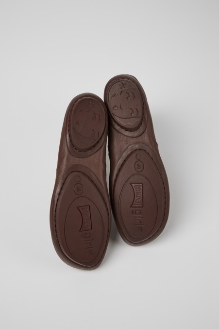 Rechts Burgunderrote Lederstiefeletten Für Damen Camper De Neu Eingetroffen