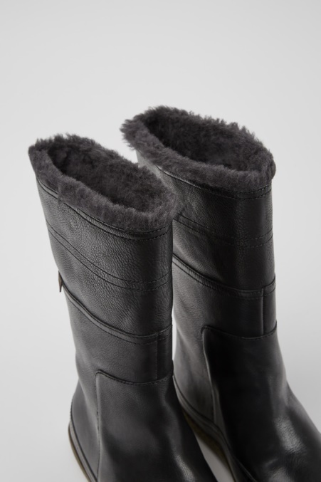 Camper De Design Peu Schwarze Halbstiefel Für Damen