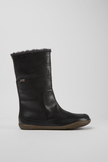 Camper De Design Peu Schwarze Halbstiefel Für Damen