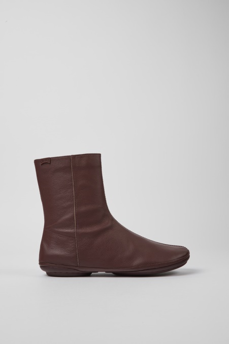 Camper De Right Weinrote Lederstiefel Für Damen Neu Eingetroffen